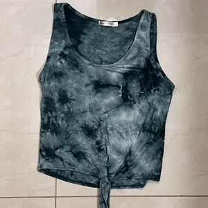 Heart Hips Blue Tie-Dye Tank Top